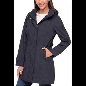Kirkland Signature Navy Blue Waterproof Trench Coat size XL